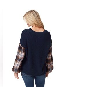 Jessica Simpson Emmeline Pullover Top V-Neck ✨ Size Small | sweater